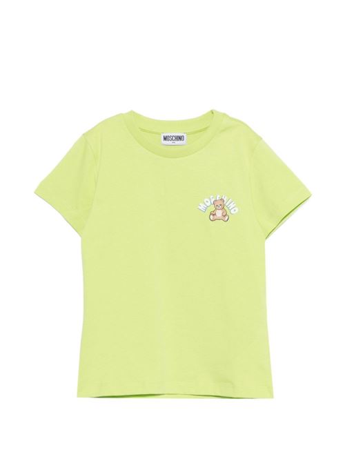 T-shirt unisex Moschino Kid Teen verde MOSCHINO KID-TEEN | HWM058LAA0130355